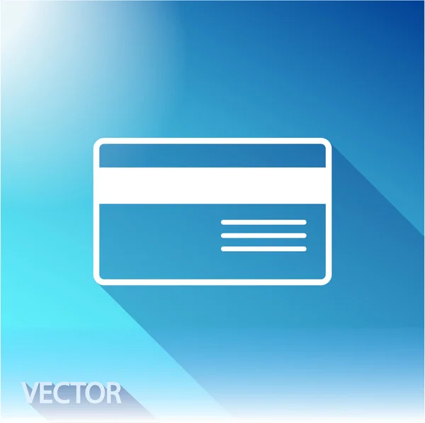 Pictogram van de creditcard van de Bank — Stockvector