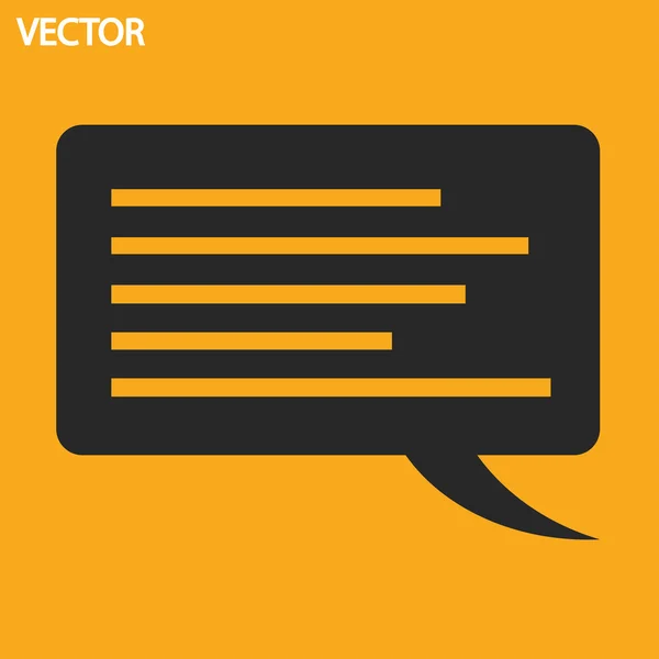 Képregény beszéd buborékok ikon — Stock Vector