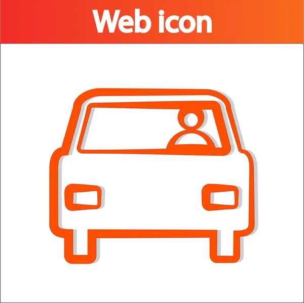 Icono del coche — Vector de stock