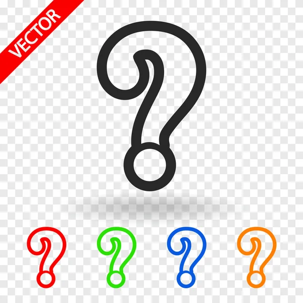 Question mark sign icon — Stock Vector