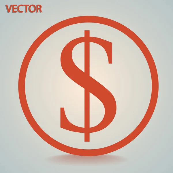 Geld Ikoon — Stockvector