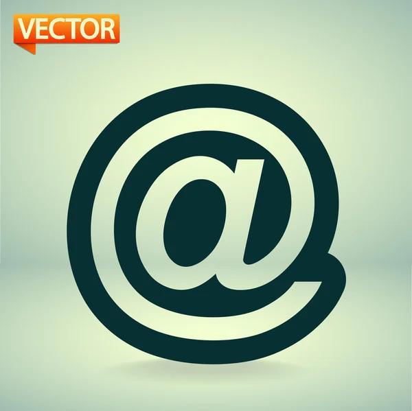 Icona Internet via e-mail — Vettoriale Stock