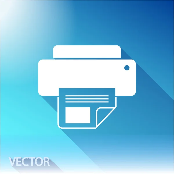 Diseño del icono de la impresora — Vector de stock