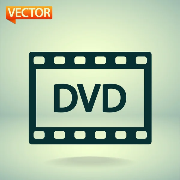 Icono DVD — Vector de stock