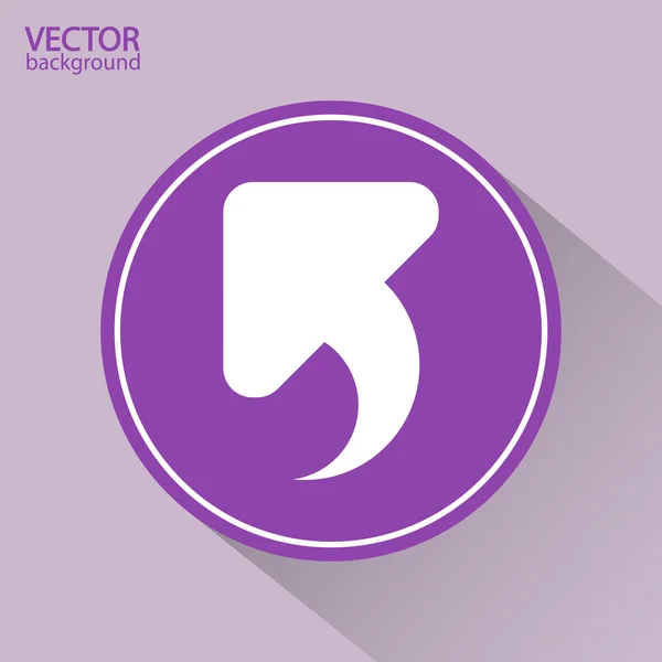 Deshacer icono, símbolo de flecha trasera — Vector de stock