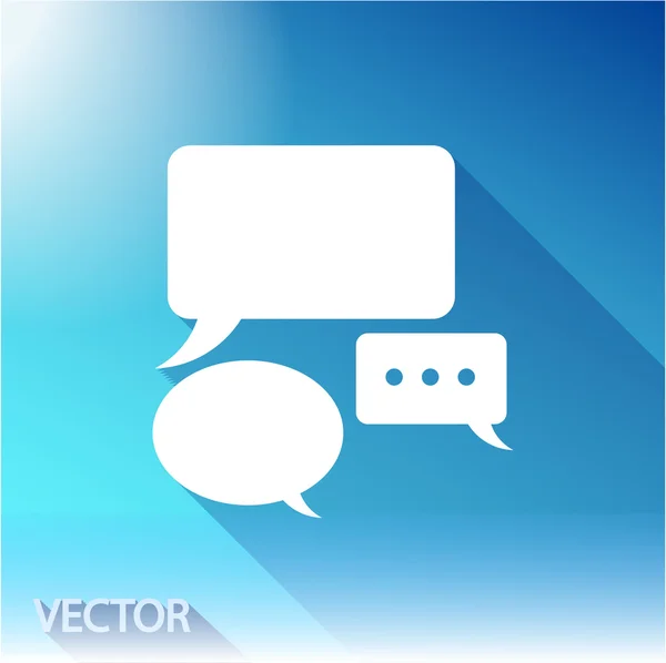 Speech bubble icon — Stock Vector