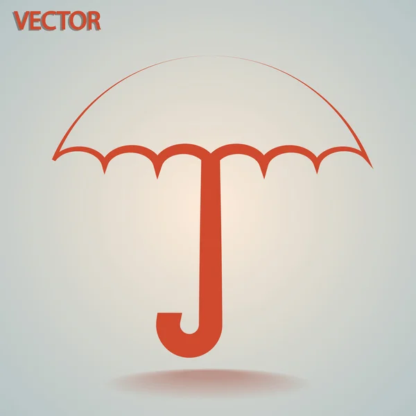 Ícone de guarda-chuva — Vetor de Stock