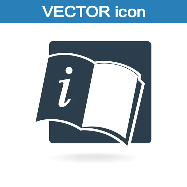 Open book icon — Stock Vector