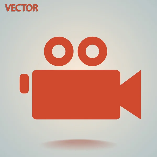 Icono de cámara de vídeo — Vector de stock