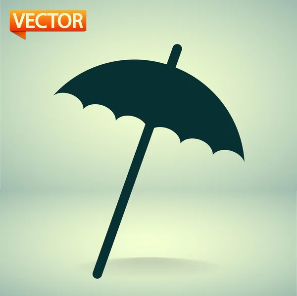 Paraguas icono de diseño — Vector de stock