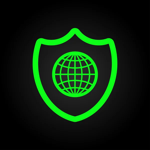 Shield icon — Stock Vector