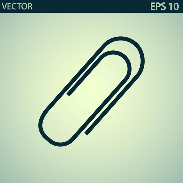 Paperclip pictogram — Stockvector