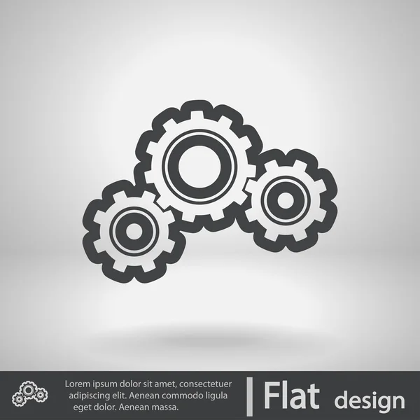 Gears icon — Stock Vector