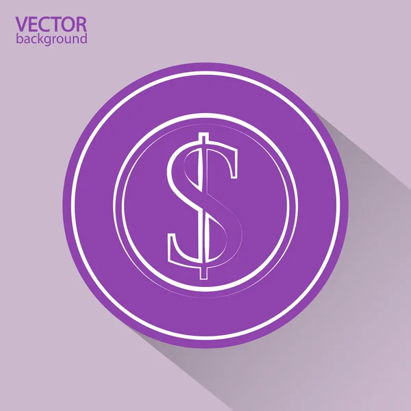 Ikona peněz — Stockový vektor