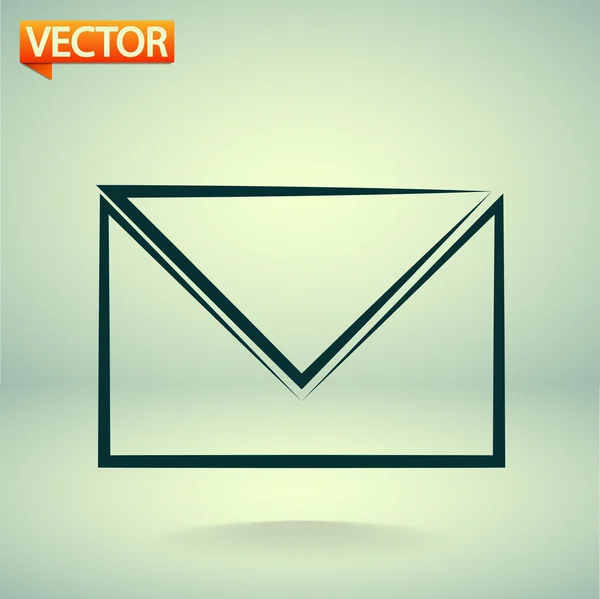Borítéklevél ikon — Stock Vector