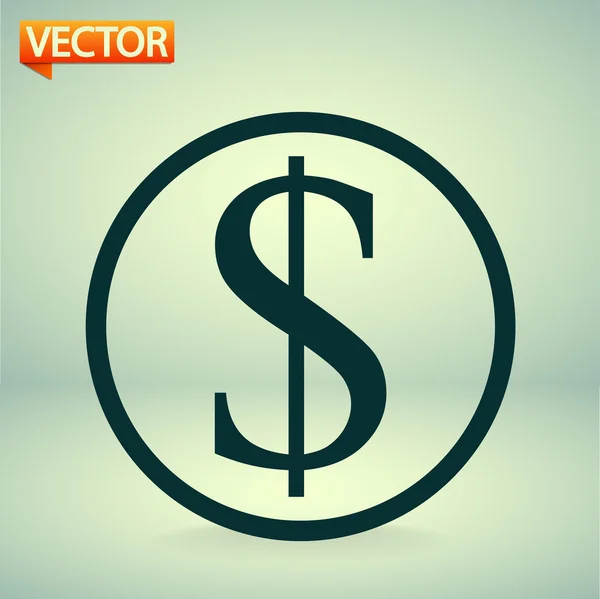 Geld Ikoon — Stockvector