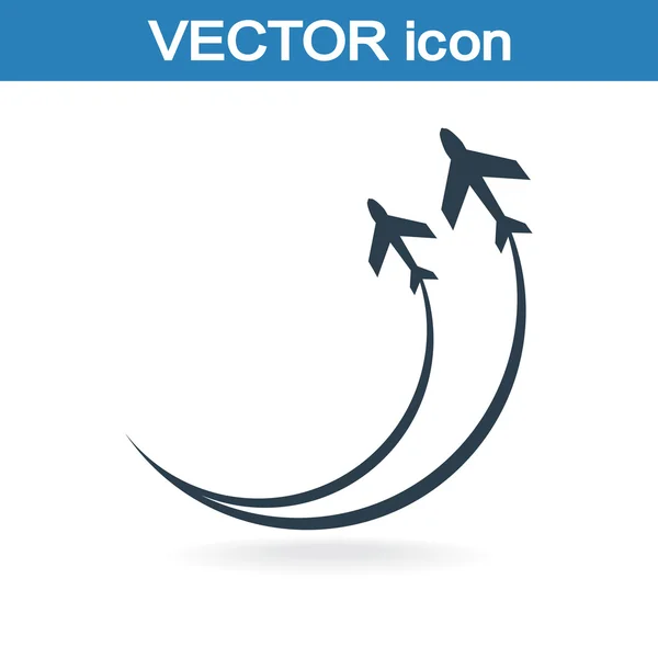 Icono del avión — Vector de stock