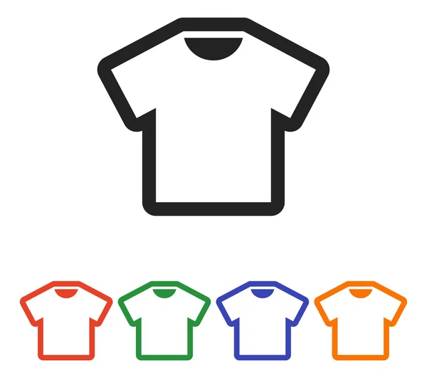 Camiseta Icono plano — Archivo Imágenes Vectoriales