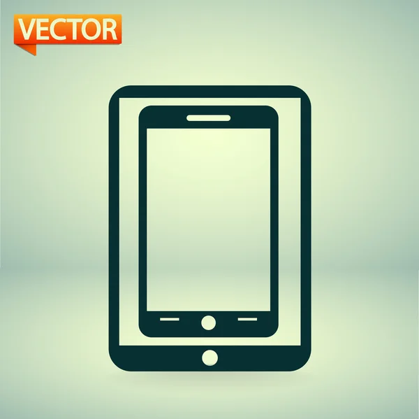 Icono del teléfono móvil — Vector de stock