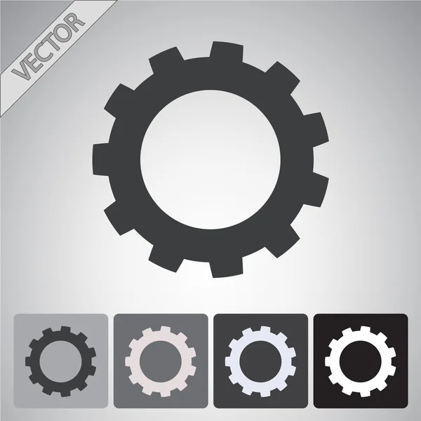 Gears icon — Stock Vector