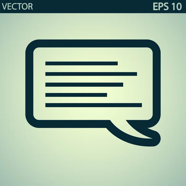 Icono de diálogo — Vector de stock