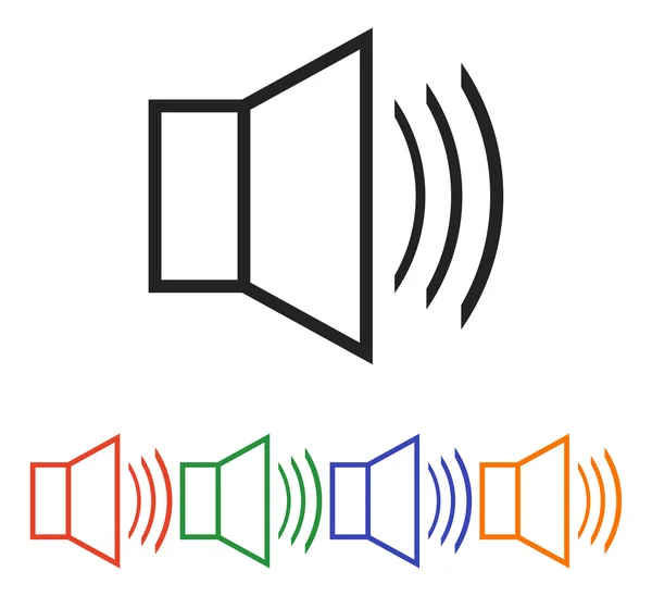 Luidsprekerpictogram — Stockvector