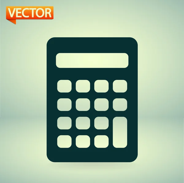Calculatorpictogram — Stockvector