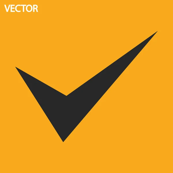Confirm icon — Stock Vector