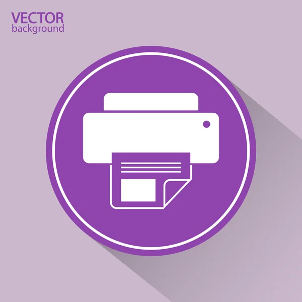 Printer icon — Stock Vector