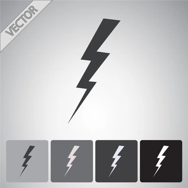 Conjunto de iconos de electricidad — Vector de stock