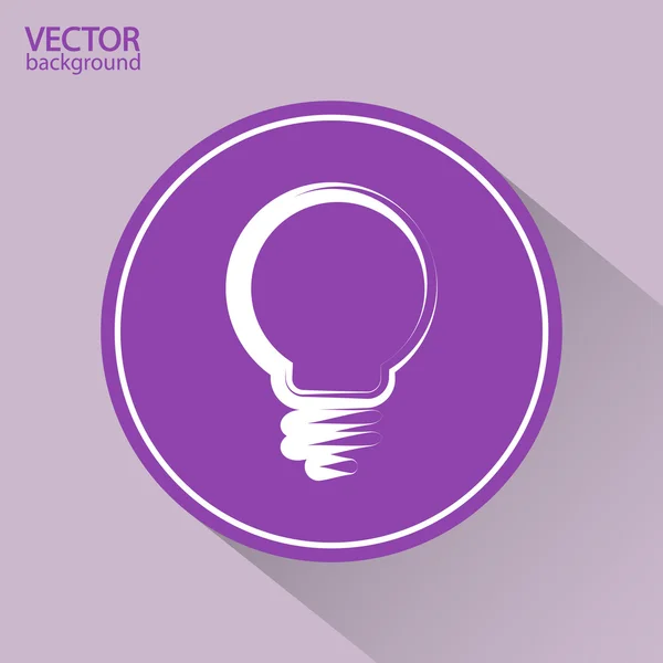 Icône ampoule — Image vectorielle