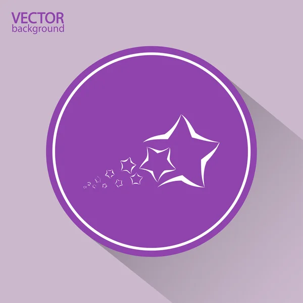 Stjärnor i ikonen — Stock vektor