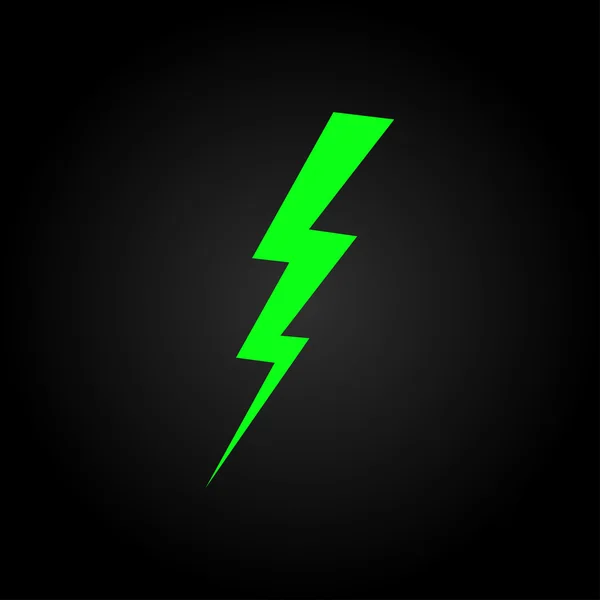 Lightning icon — Stock Vector