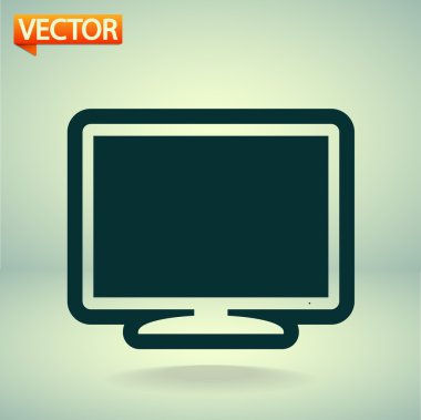 Monitör simgesi tasarım