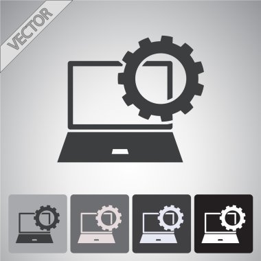 Dizüstü bilgisayar simgesi tasarım