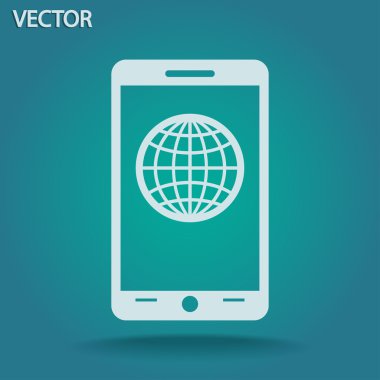 Mobil akıllı telefon simgesi