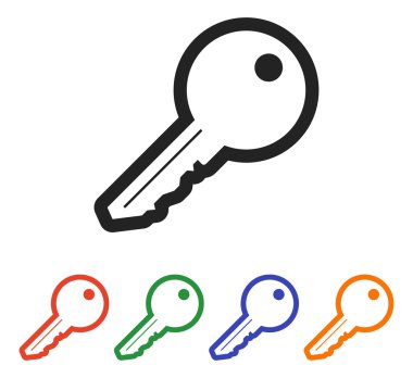 Anahtar simgesi tasarım