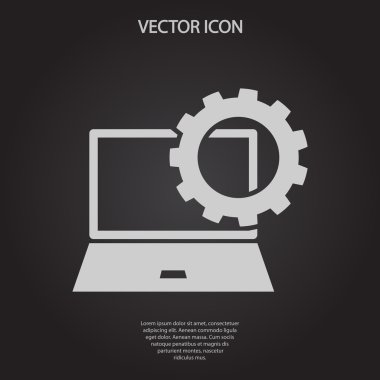 parametreler ayarlanıyor, dizüstü simgesi