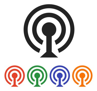 Kablosuz ağ wifi simgesi simgesi