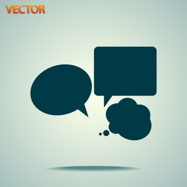 komik konuşma kabarcıklar simgesi