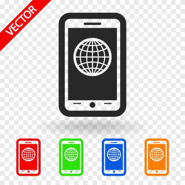 Mobil akıllı telefon simgesi