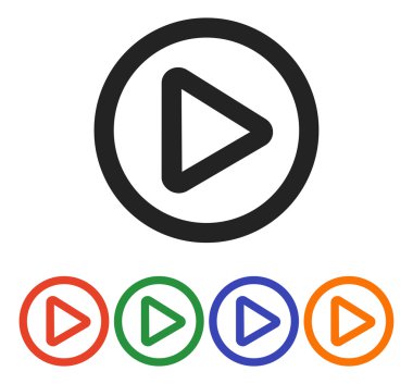 düğme web simgesi oynamak