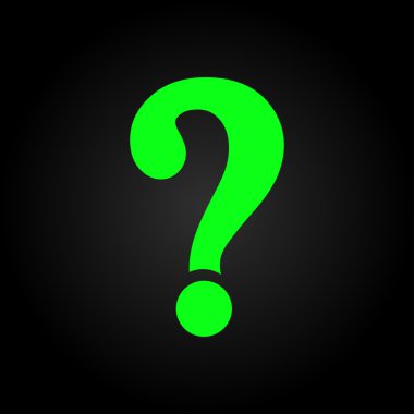 Soru işareti simgesi simgesi