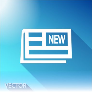 Gazete simgesi tasarım