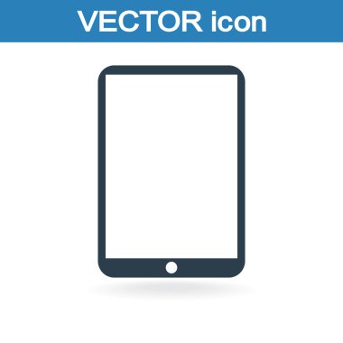 Modern dijital tablet pc simgesi