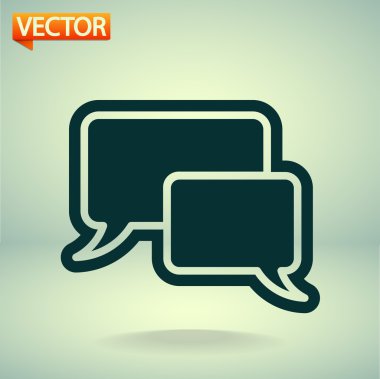 komik konuşma kabarcıklar simgesi