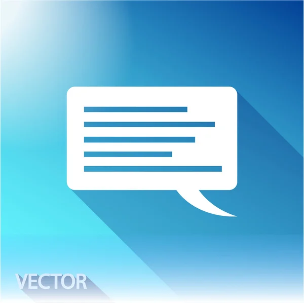 Speech bubble icon — Stock Vector
