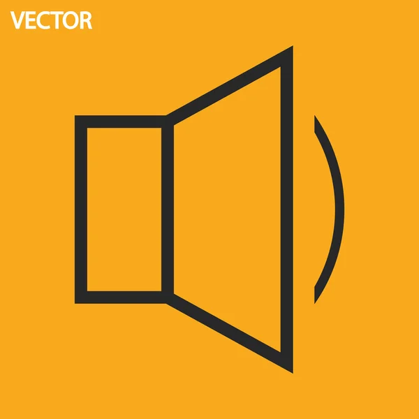 Luidsprekerpictogram — Stockvector