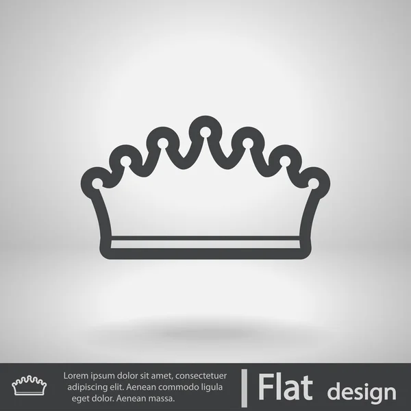 Crown icon — Stock Vector