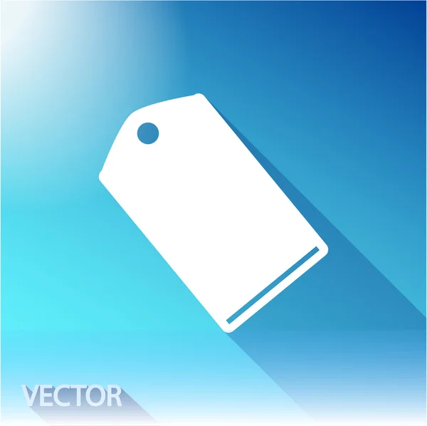 Design de ícone de tag — Vetor de Stock